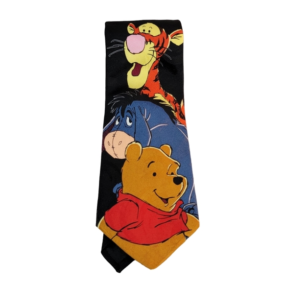 Disney Pooh Winnie the Pooh Tigger and Eeyore Cartoon Men's Tie - Picture 10 of 12